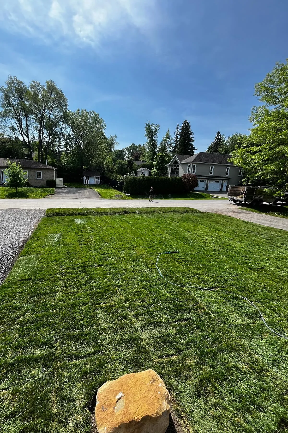 Sod installation Mirabel Saint-Jérôme Blainville